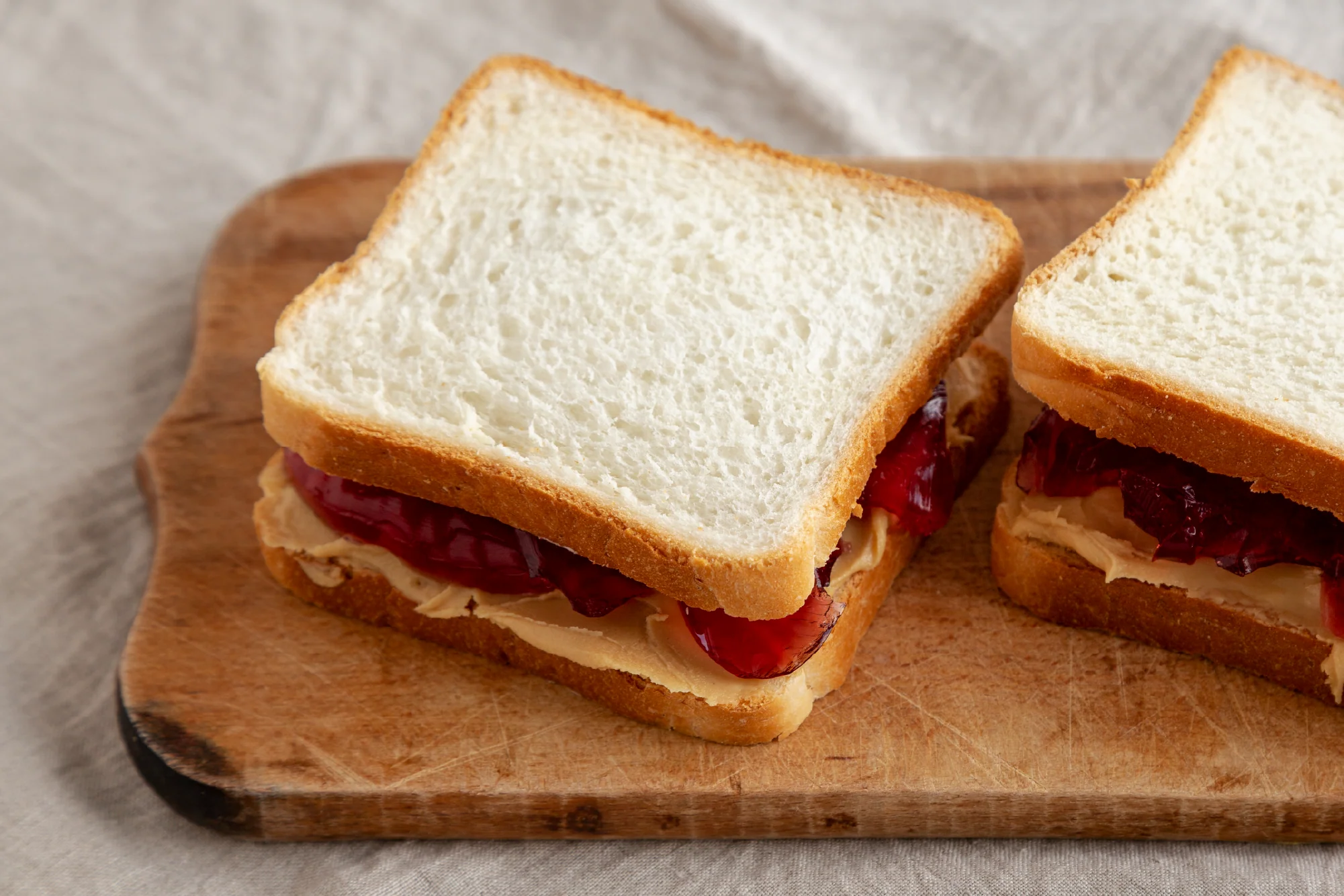 Sunbutter & Strawberry Jam Sandwich - Image 2
